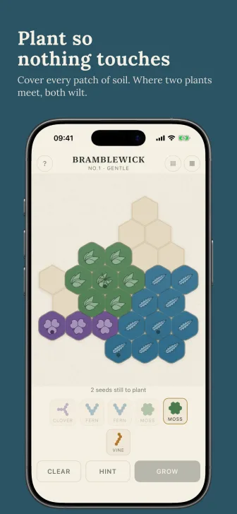 Bramblewick: plant so nothing touches