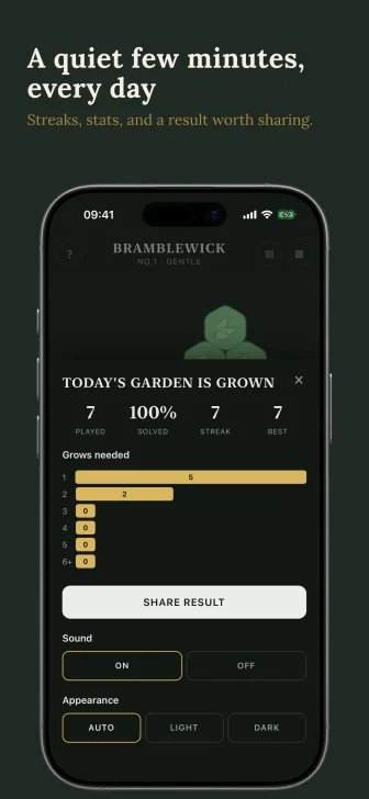 Bramblewick: grow a daily streak