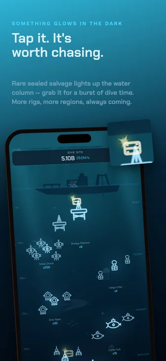 Deep Sea Salvage: something glows in the dark