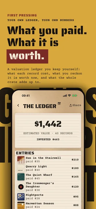 First Pressing: what you paid versus what it's worth