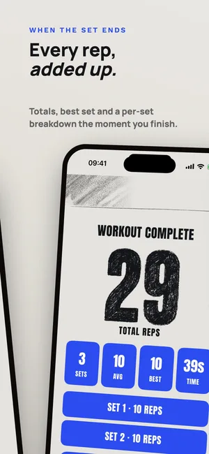 RepCounter: every rep added up